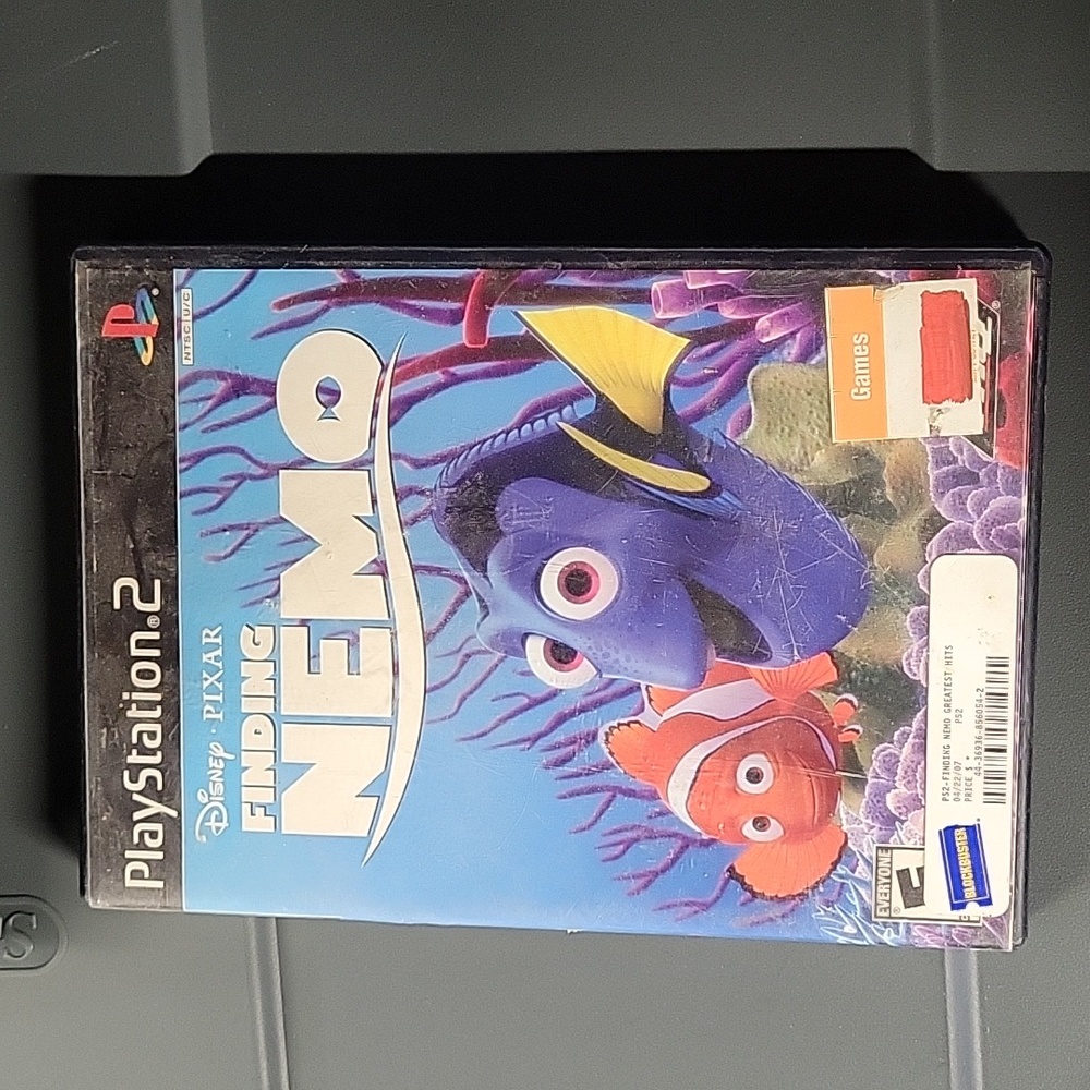 Playstation 2 Finding Nemo Game